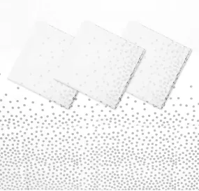 Polka Dot Tablecloth, Plastic Table Covers (54 x 108 in, 3 Pack)